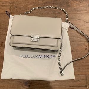 Rebecca Minkoff Med Christy Beige Purse - Pristine